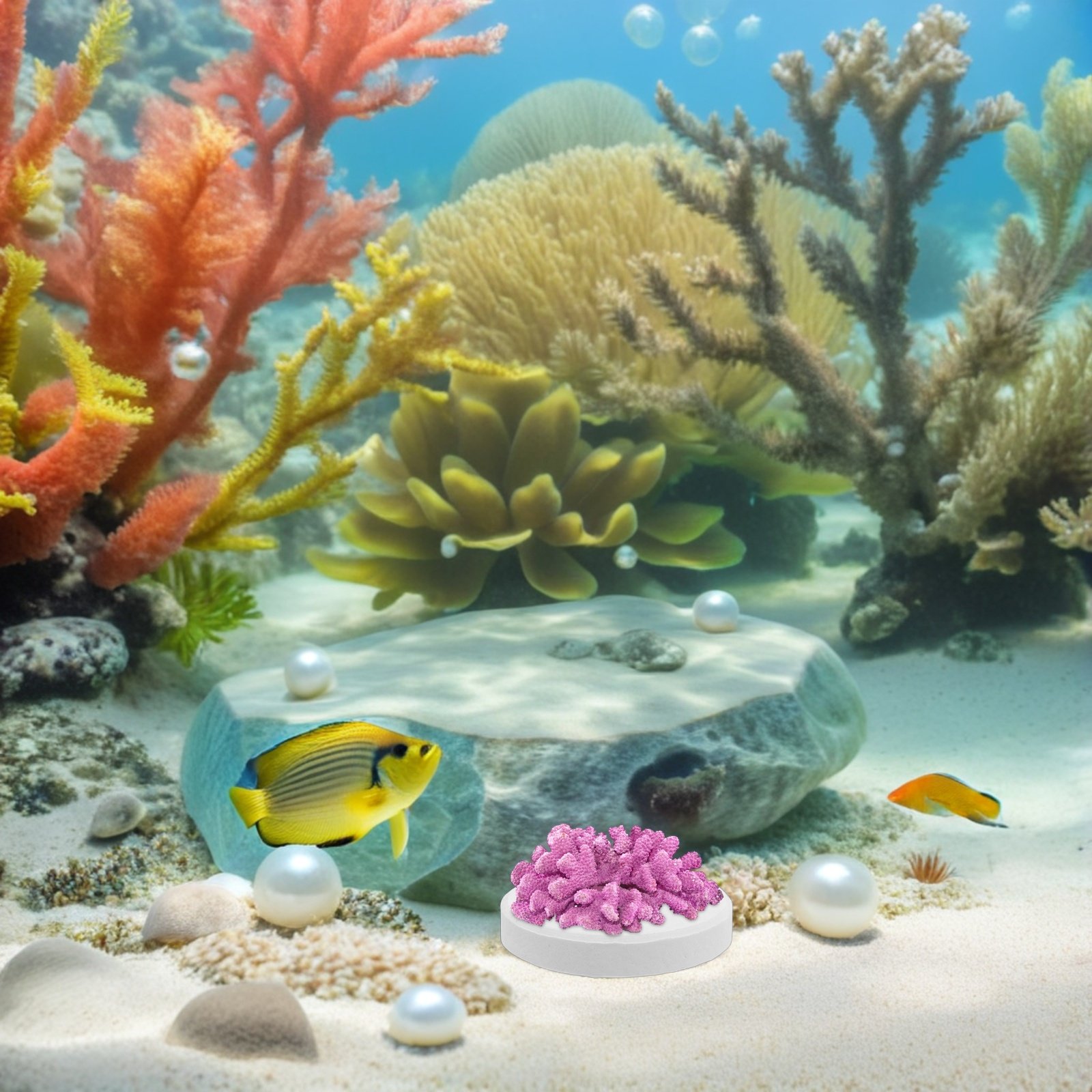Coral Frag Plug - 10 шт. Керамические круглые подставки-плитки для