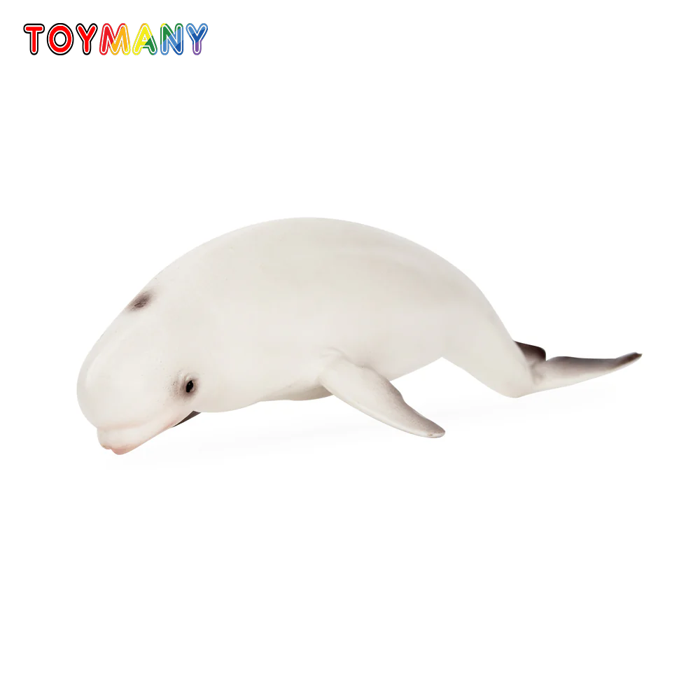 Marine Aquarium Decorations - Toymany моделирование Кит Белуга океан животное