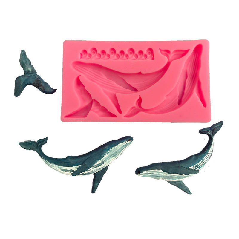 Marine Aquarium Decorations - Силиконовая форма для рукоделия, Кит, инструменты