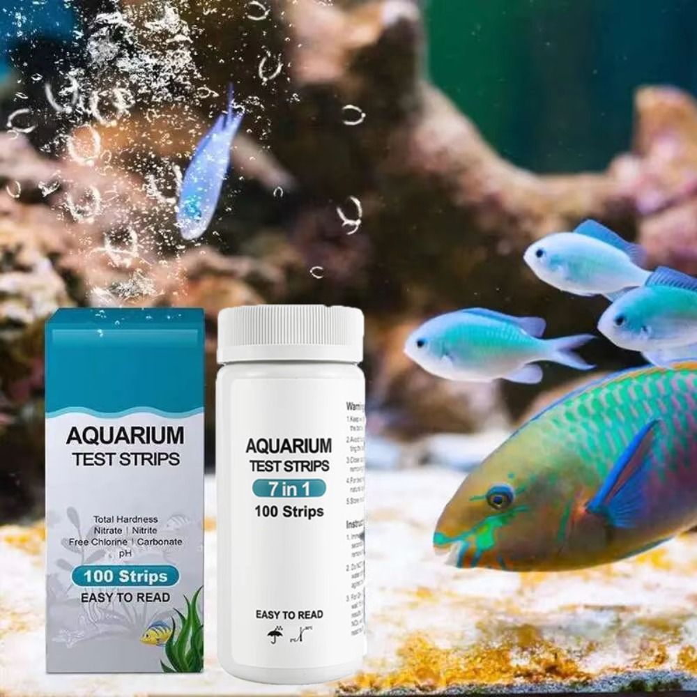 Marine Aquarium Test Kit - 7 в 1 100 шт. тест-полоски