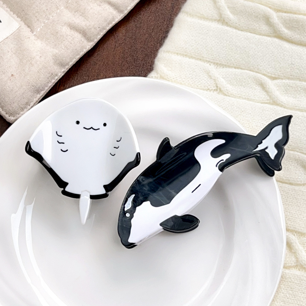Marine Aquarium Decorations - Новый стиль, заколка для волос с