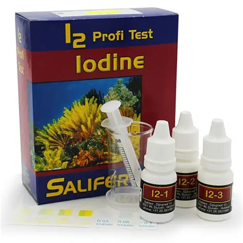 Salifert Iodine I2 Profi-Test  – обзор и цена Marine Aquarium Test Kit