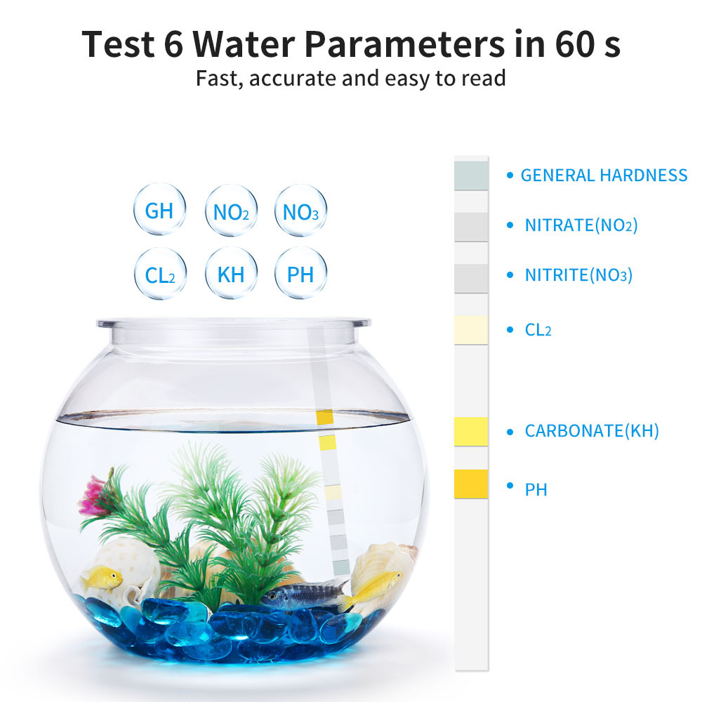 Тест-полоски 6 в 1 для определ – обзор и цена Marine Aquarium Test Kit