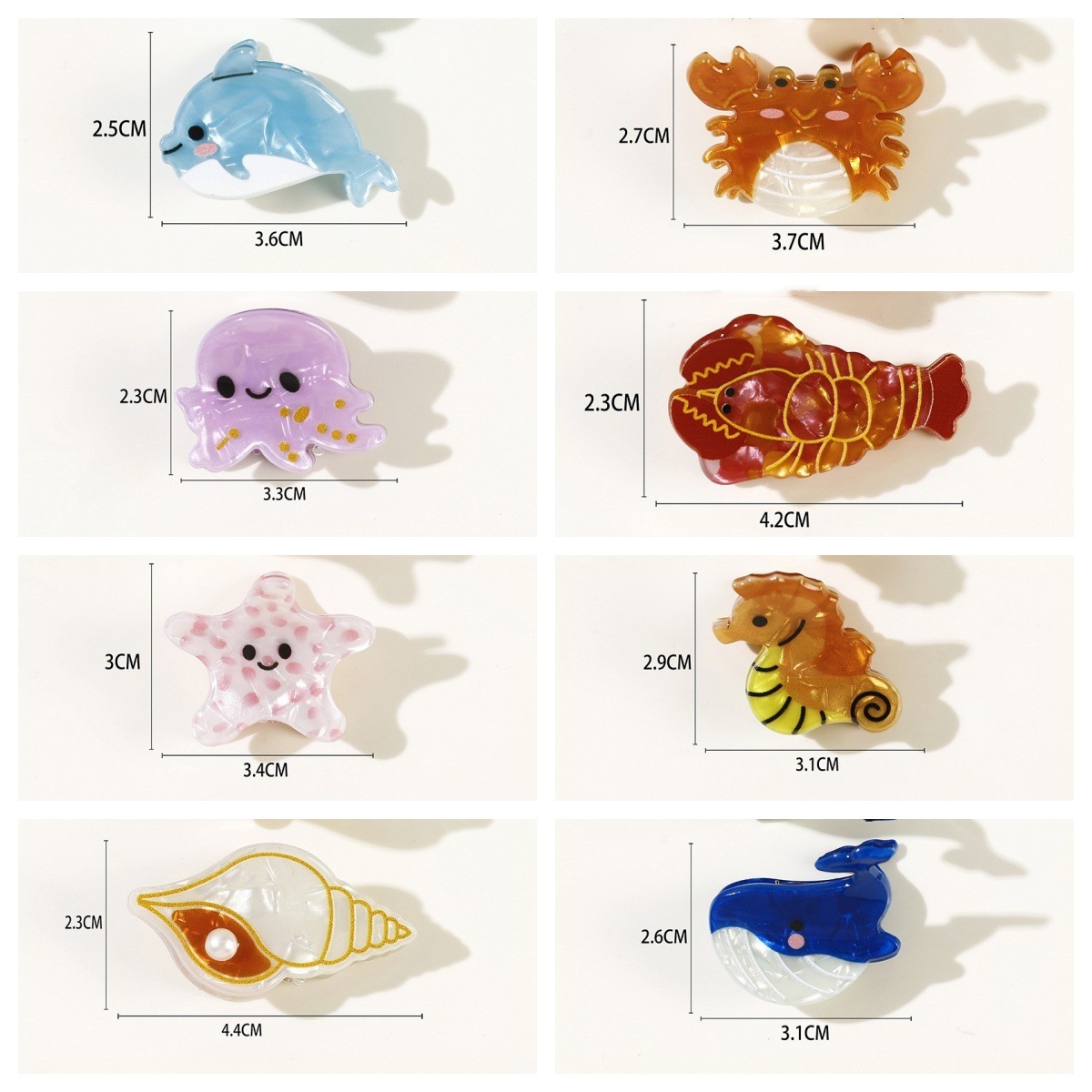 Заколки для волос INS с морски – обзор и цена Marine Aquarium Decorations