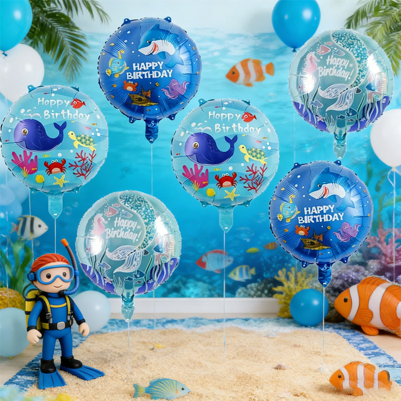 Набор из 6 воздушных шаров на  – обзор и цена Marine Aquarium Decorations