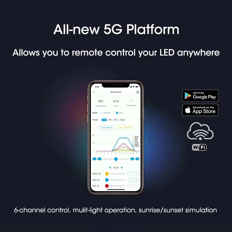 Светодиодная лампа A8 Pro Blue – обзор и цена Marine Aquarium App