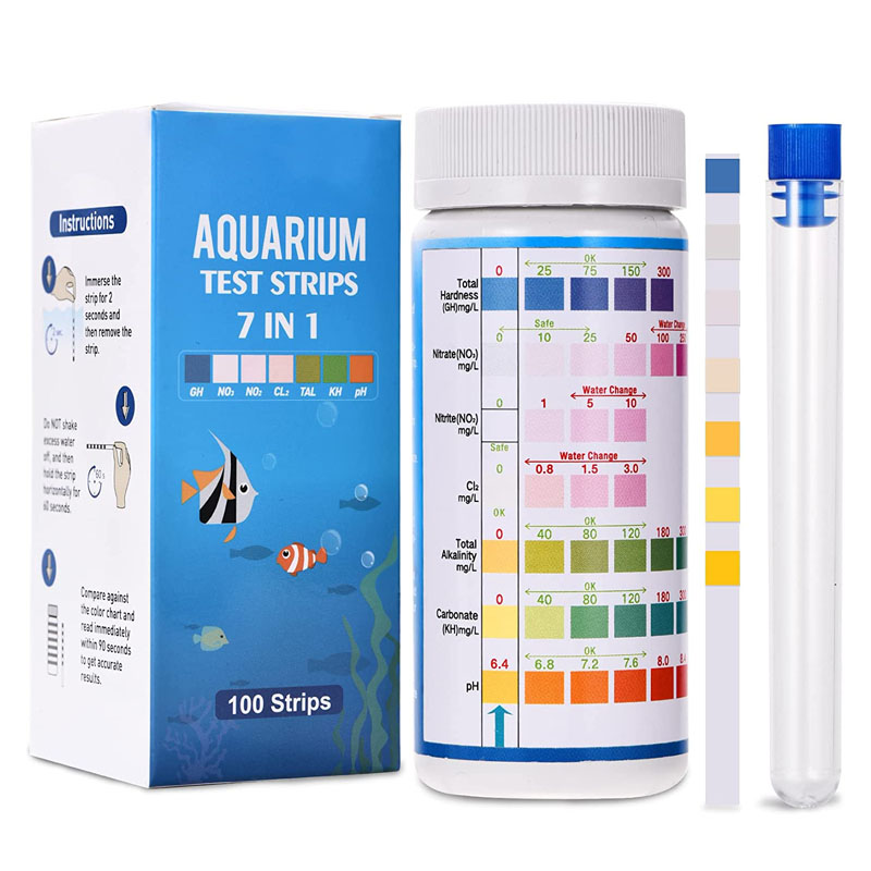 7-в-1 тест-полоски для аквариу – обзор и цена Marine Aquarium Test Kit