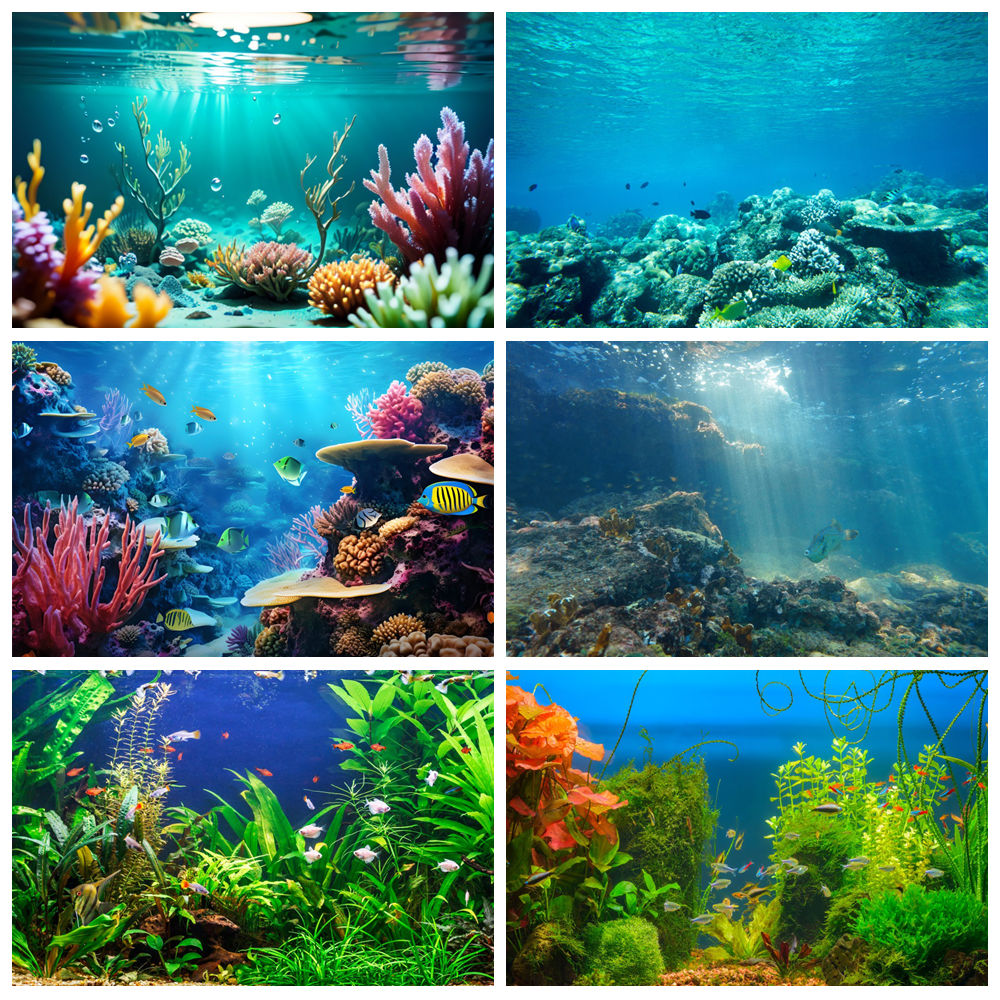 Подводный мир морского дна фон – обзор и цена Aquarium Marine World