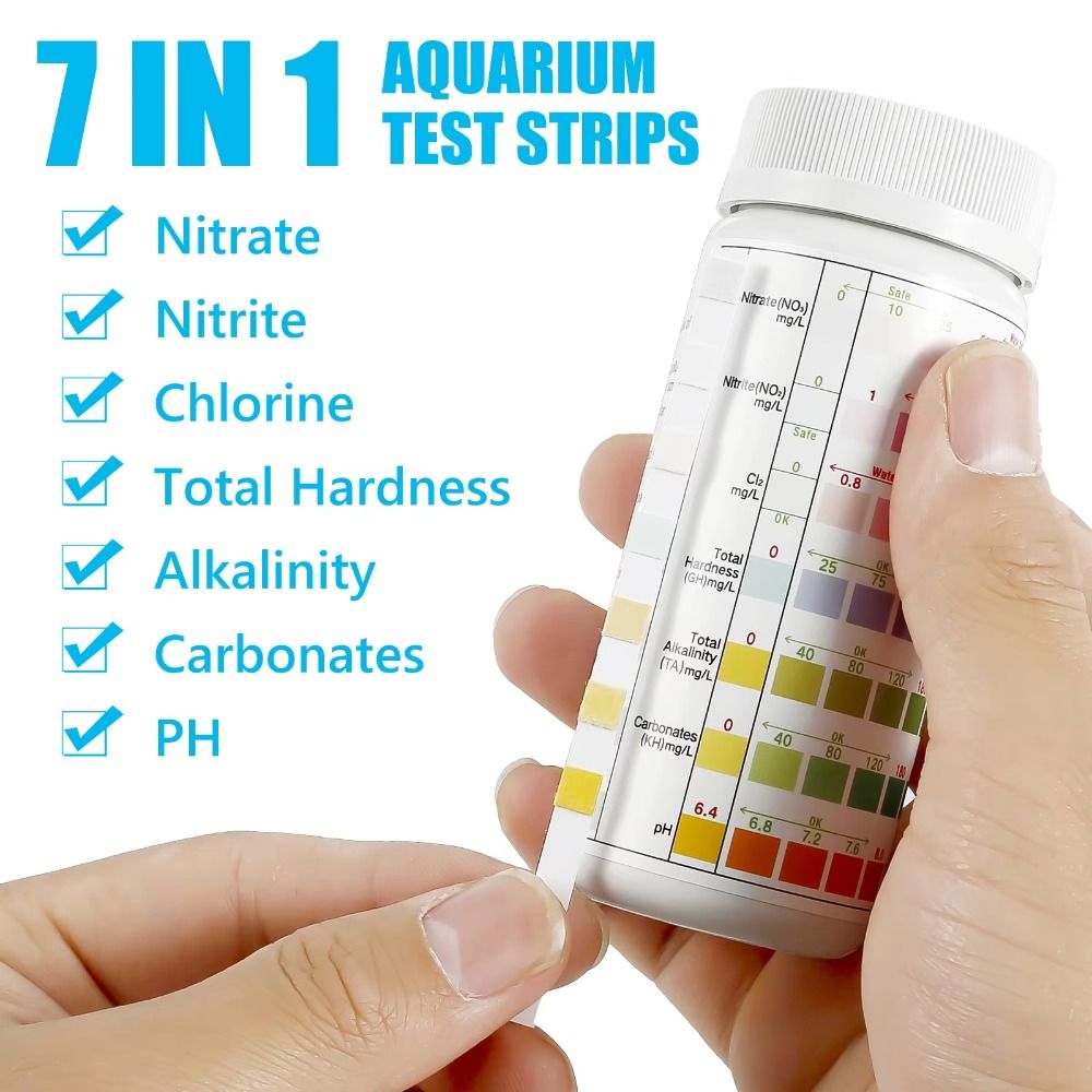 7 в 1 100 шт. тест-полоски для – обзор и цена Marine Aquarium Test Kit