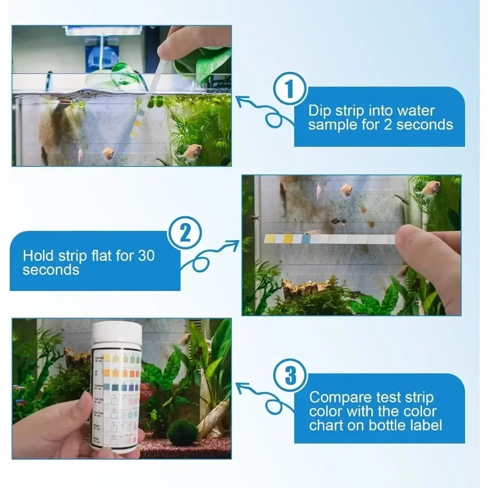 Тест-полоска для аквариума, ко – обзор и цена Marine Aquarium Test Kit
