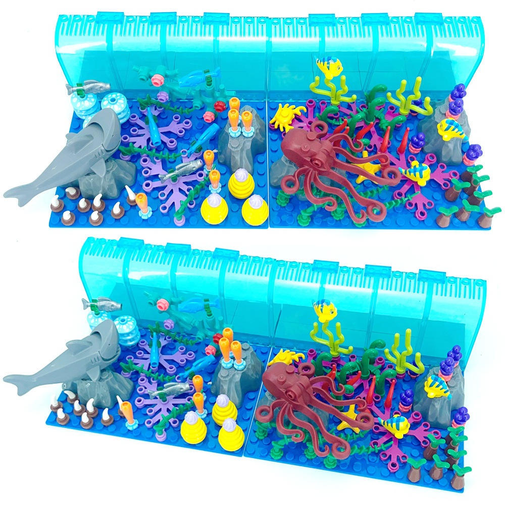 Совместим с LEGO аквариумные с – обзор и цена Aquarium Marine World