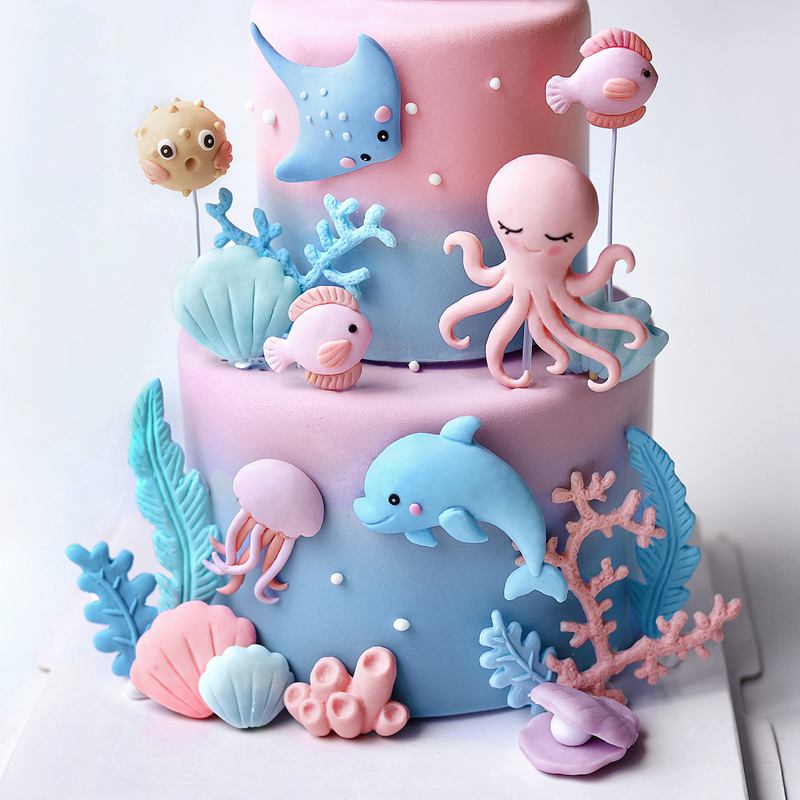 Океанский осьминог, кит, украш – обзор и цена Marine Aquarium Decorations